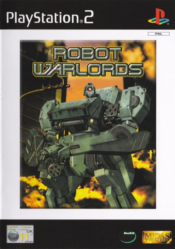 Robot Warlords box art for Playstation 2